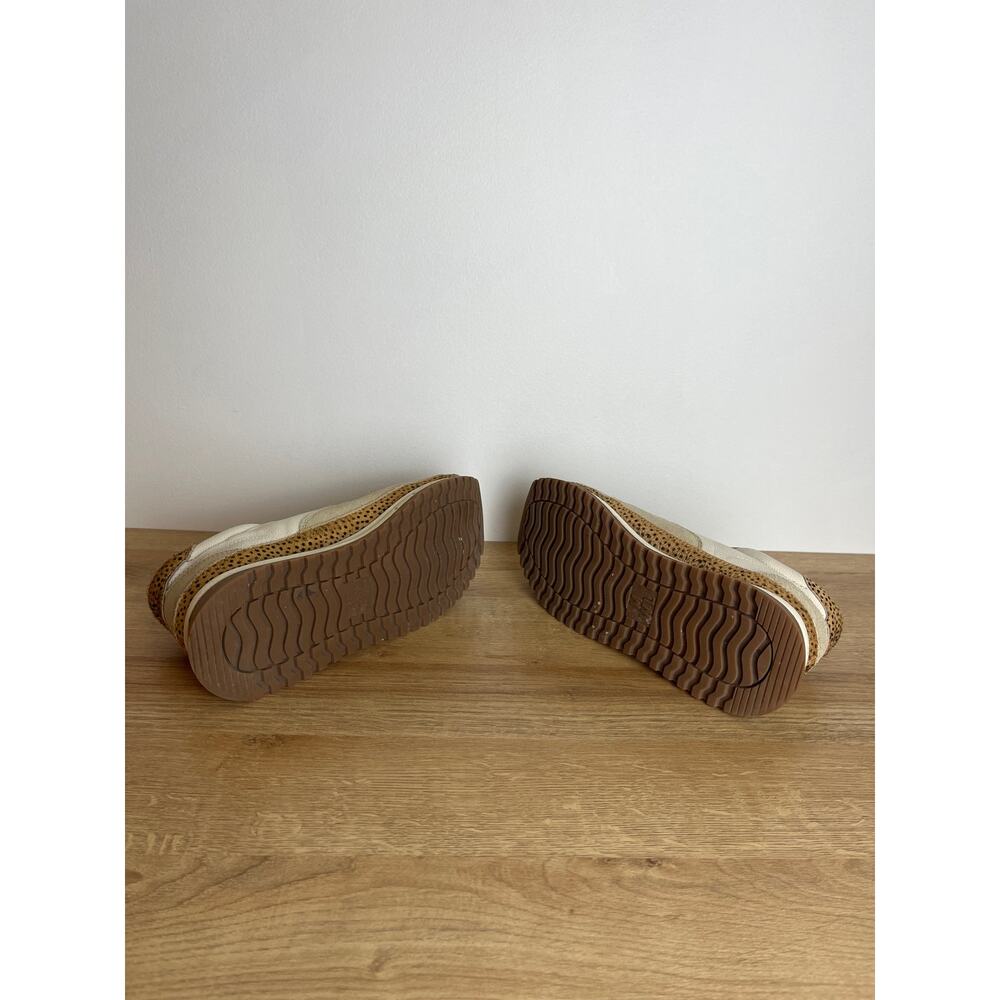 Madewell Kickoff Trainer Sneakers in Leather and Spot Dot Calf Hair Size 9.5 - Picture 10 of 11